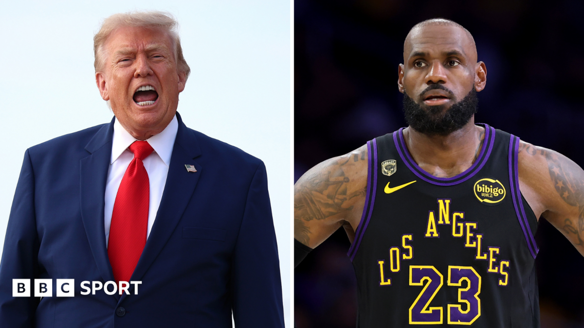 特朗普称NBA明星勒布朗·詹姆斯或许是"种族主义者"
